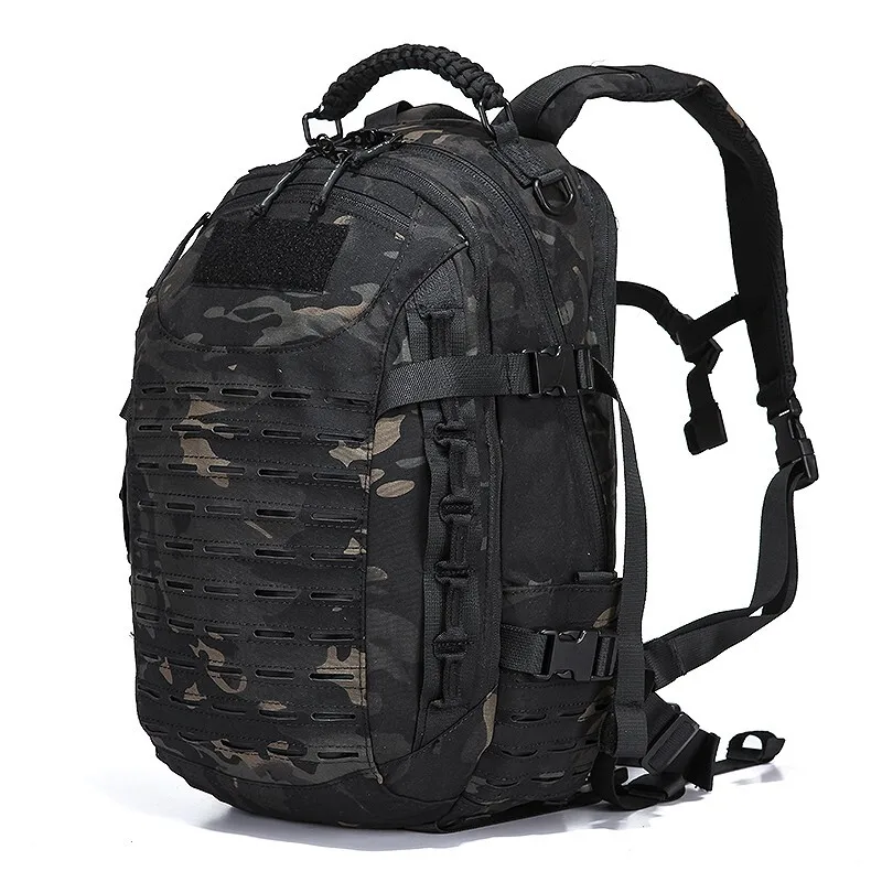 PTG Free Sample Nylon Large Combat Rucksack Waterproof Hiking Mountain Daypacks Camouflage Tactical Backpack for Men