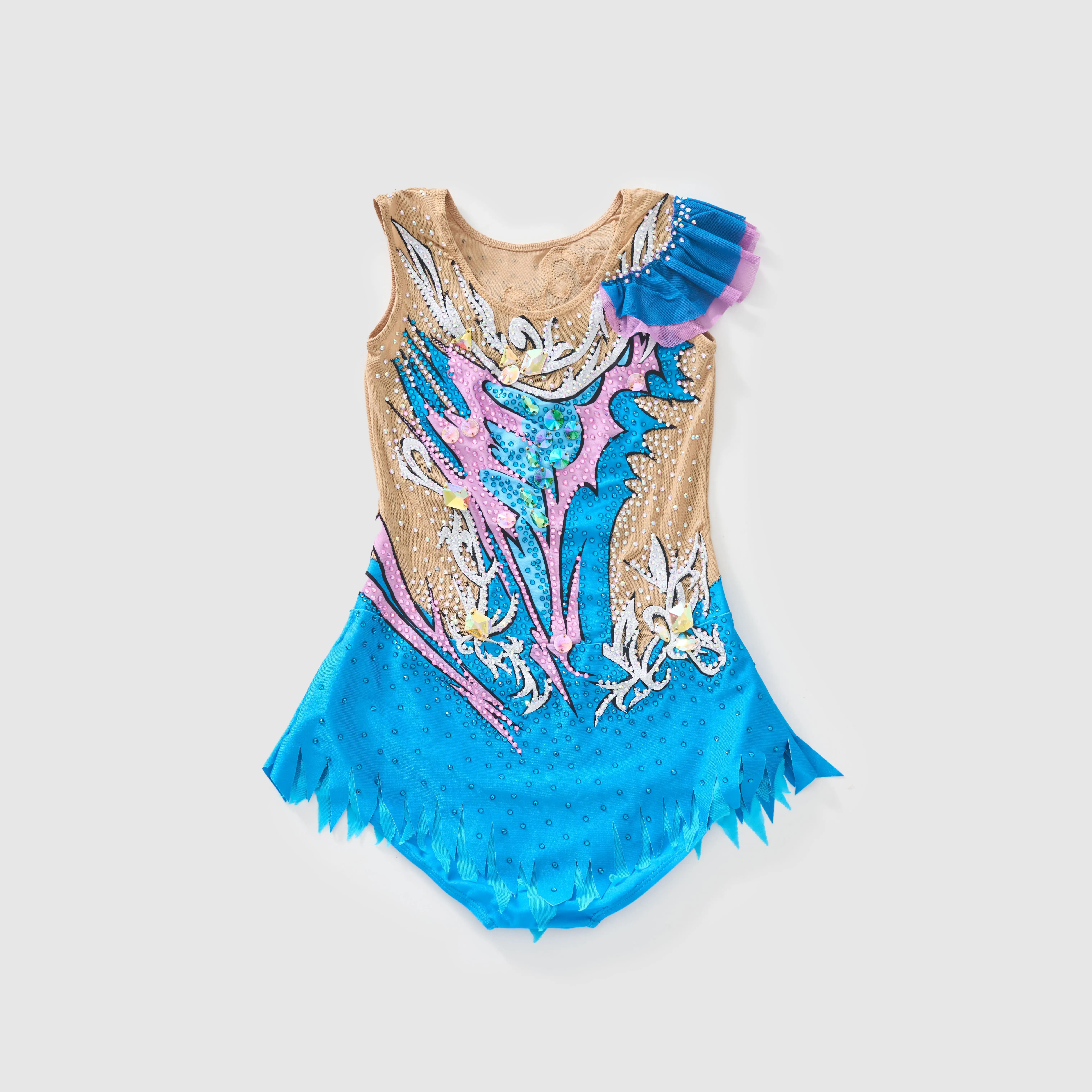 YIZHIJIAN Rhythmic Gymnastics Leotards Aerobics Fashion for girls Performance Stretchy Spandex Artistic Dance Costumes