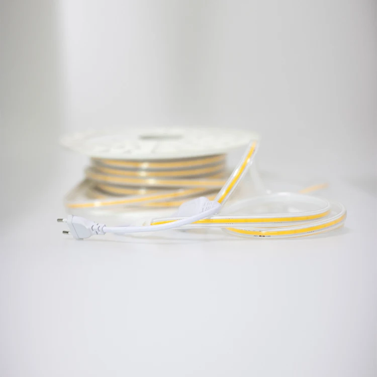 Hot sale AC220V IP67 china led strips flex 5m flexible cob led light