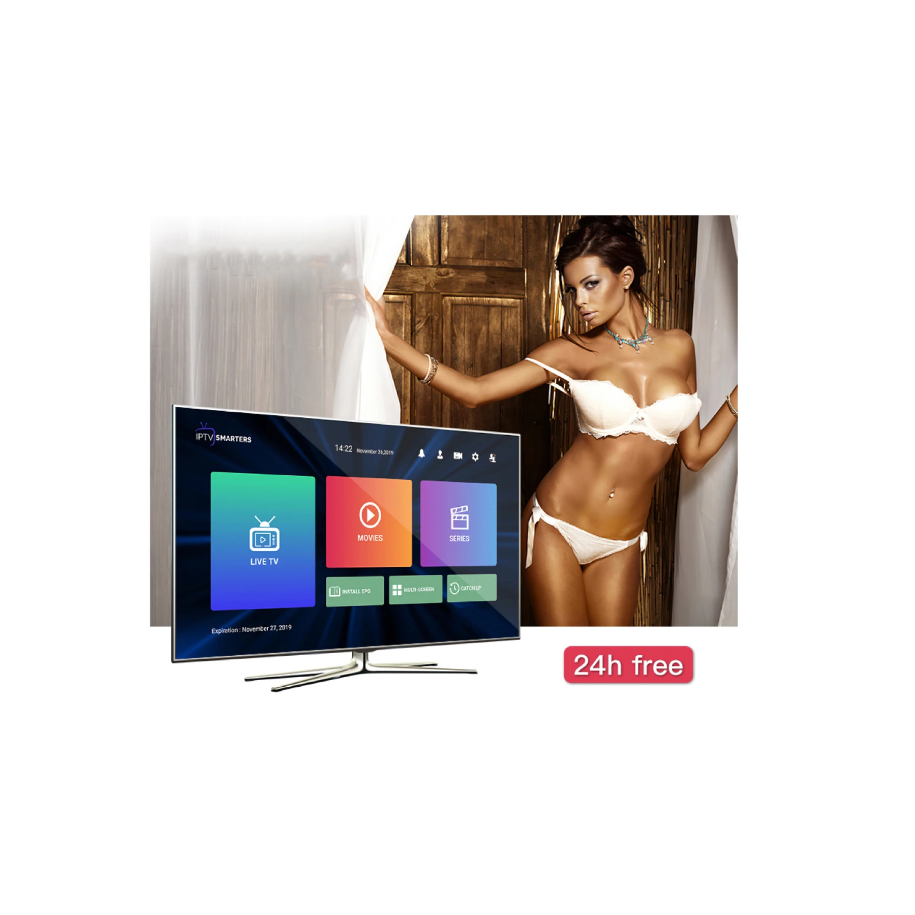 High Quality IPTV Free Test 4K TV Subscription DINO for Android Smart TV M3U List Reseller Price Panel Free