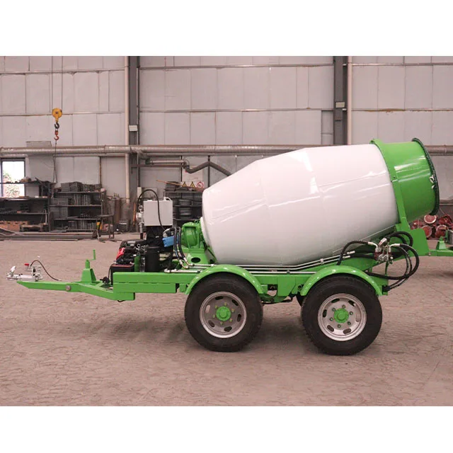 4 Wheel Trailers 1 Ton 2 Ton Strong Box Bulk Cement Concrete Mixer Tanker Semi Trailer
