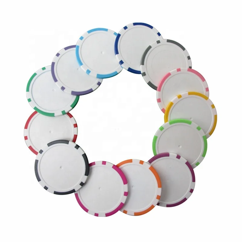 customized logo cheap 40mm ABS plastic blank poker chips set 11.5 Gram casino poker chips