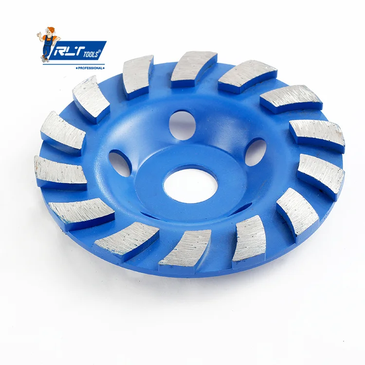 Rlt TOOLS Professional made agglomerated sawtooth design polishing cheep diamond grinding wheel