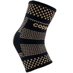 Sports Protection Copper Ankle Support Infused Foot Compression Sleeves for Men and Women Plantar Fasciitis Recovery Ankle Brace