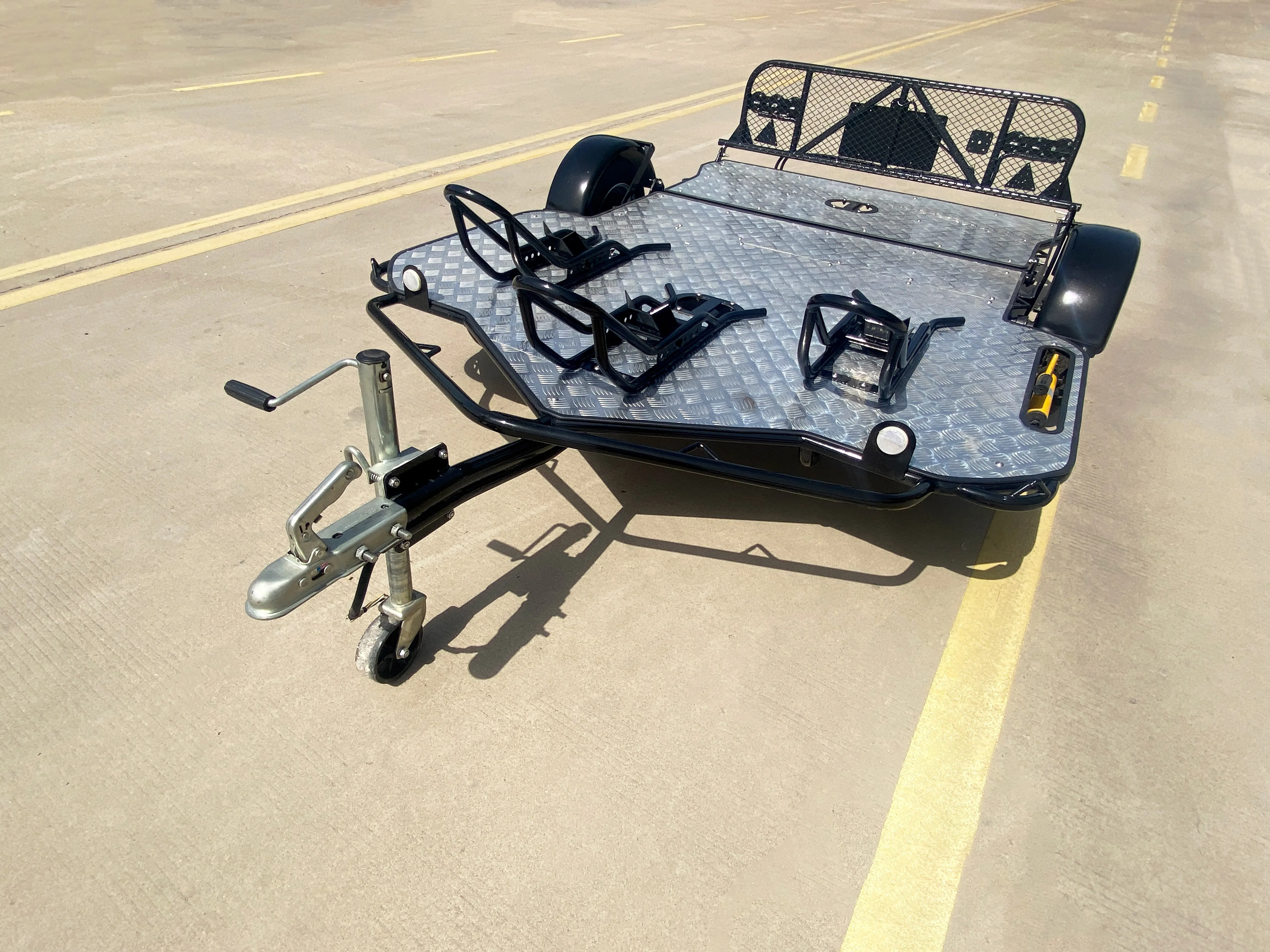 Motorcycle & ATV Trailer for Convenient Storage of Motorcycles and ATVs