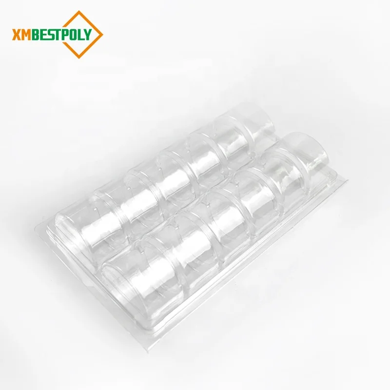 
12 Macarons Clear Plastic clamshell Custom Blister Tray 