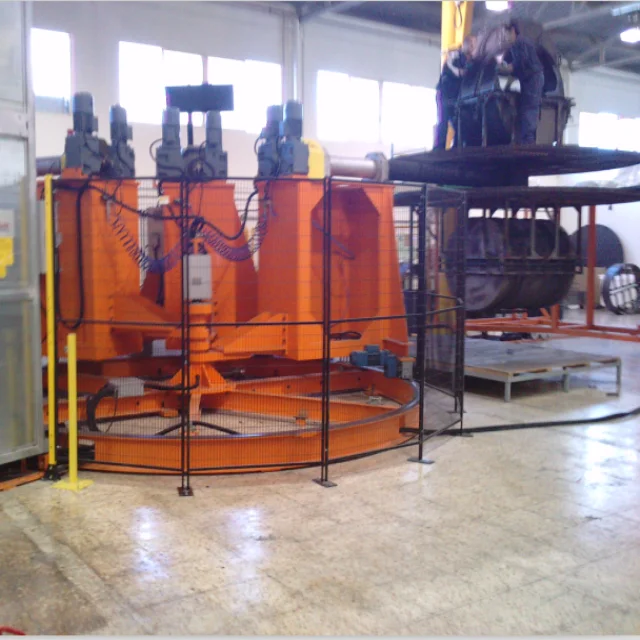 carousel rotomolding equipment rotational molding machine for making plastic barrier