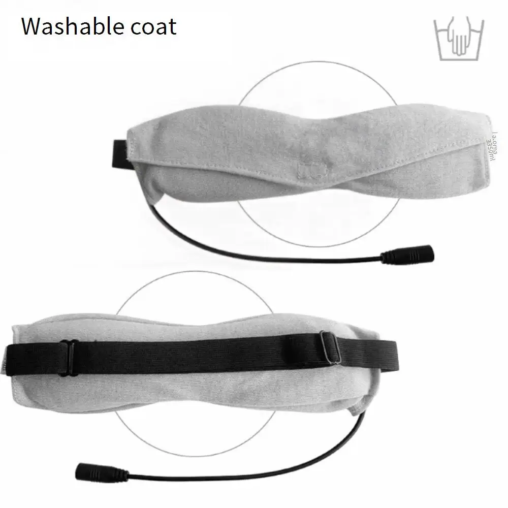 Heated Eye Mask With Flaxseed Grapahene Fir For Mgd, Dry Eye Syndrome, Chalazion Blepharitis Stye Eye Treatment