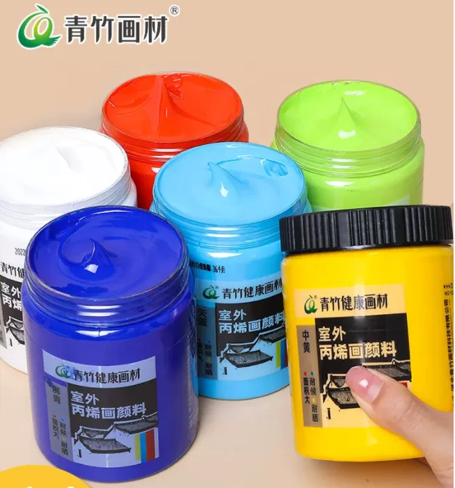 Chinjoo Professional Acrylic Paint in Canvas Color for Glass and Paper Painting Mediums