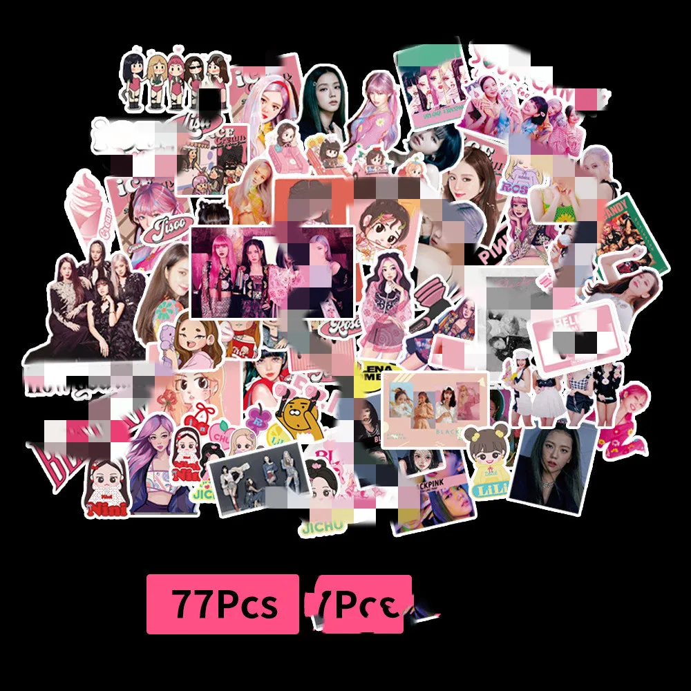 Wholesale 2023 Newest Korean Stickers Cartoon Stickers Bang TWICE Stray Pink Seventeen kids GOT Butter Sticker