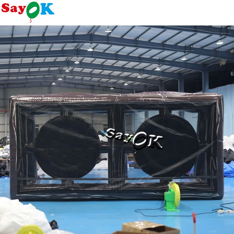 Огромный карнавальный интерактивный игровой двойной надувной топор sayok 5 м/фута