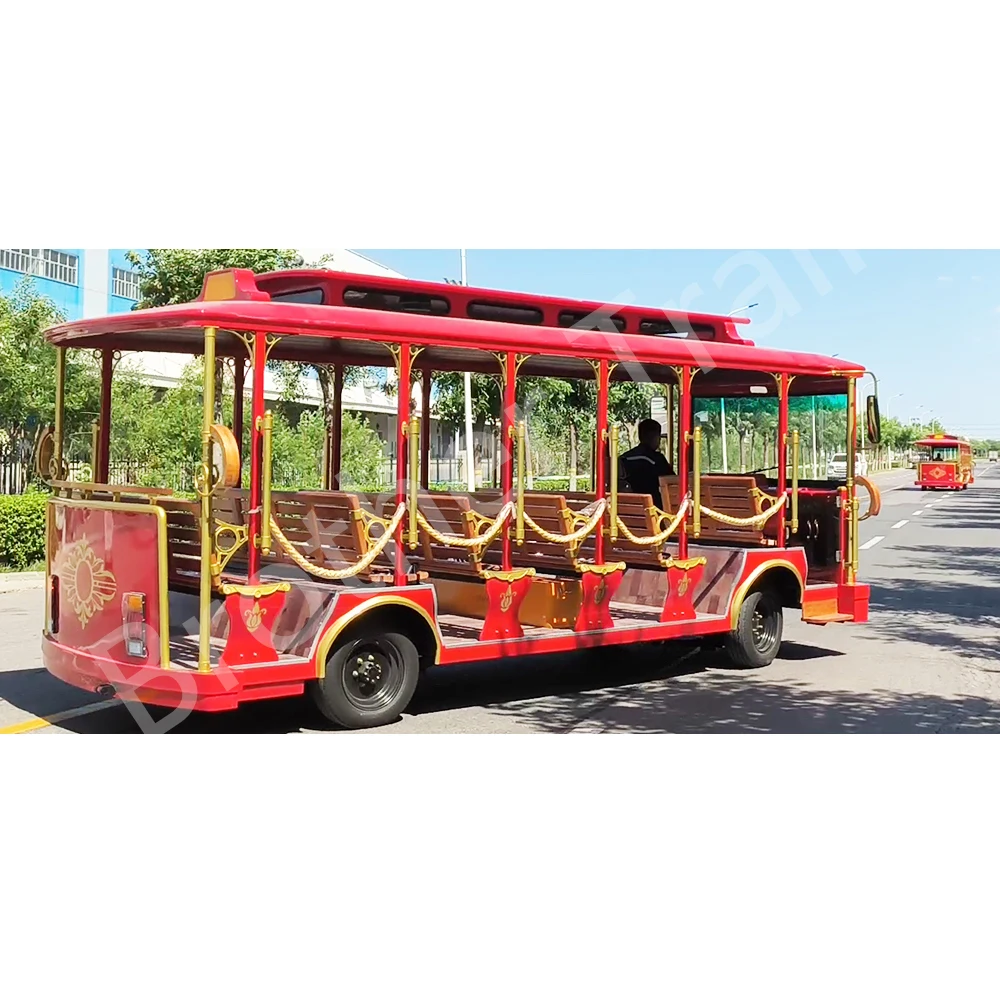Популярное Уличное оборудование аттракцион электрические трамваи для пассажиров счастливых экскурсий