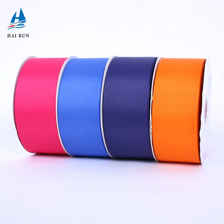Factory OEM 75mm 3 inch personalized grosgrain ribbon Custom ribbon Decorative flower ribbon roll