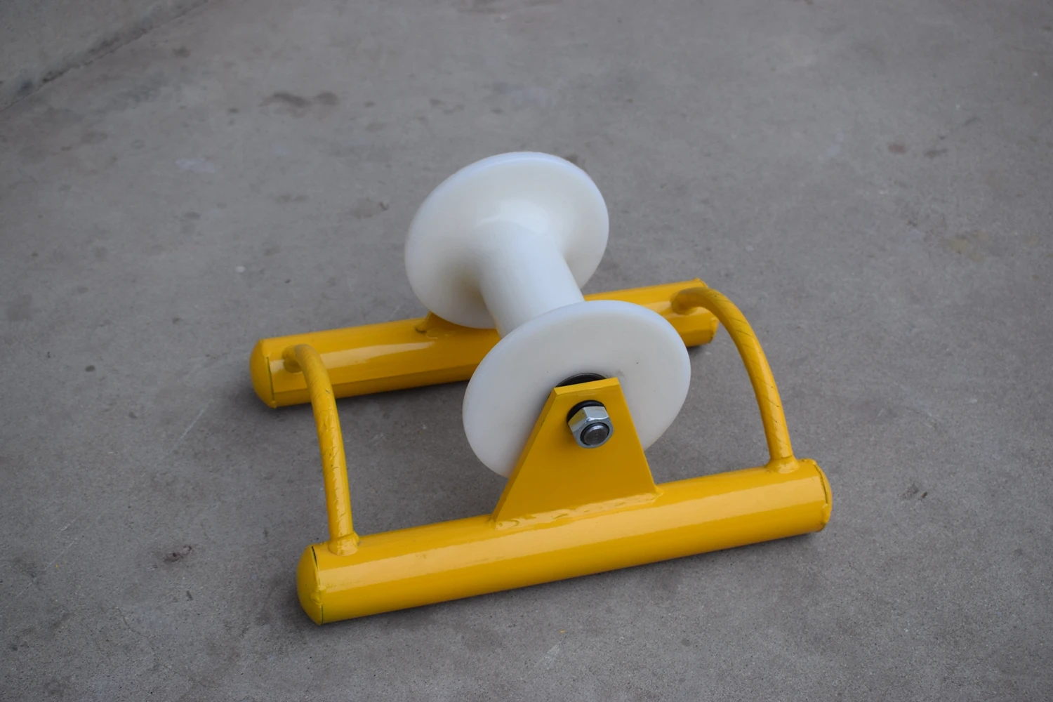 Plastic Nylon Laying Construction Aerial Cable Pulling Rollers Cable Pulleys