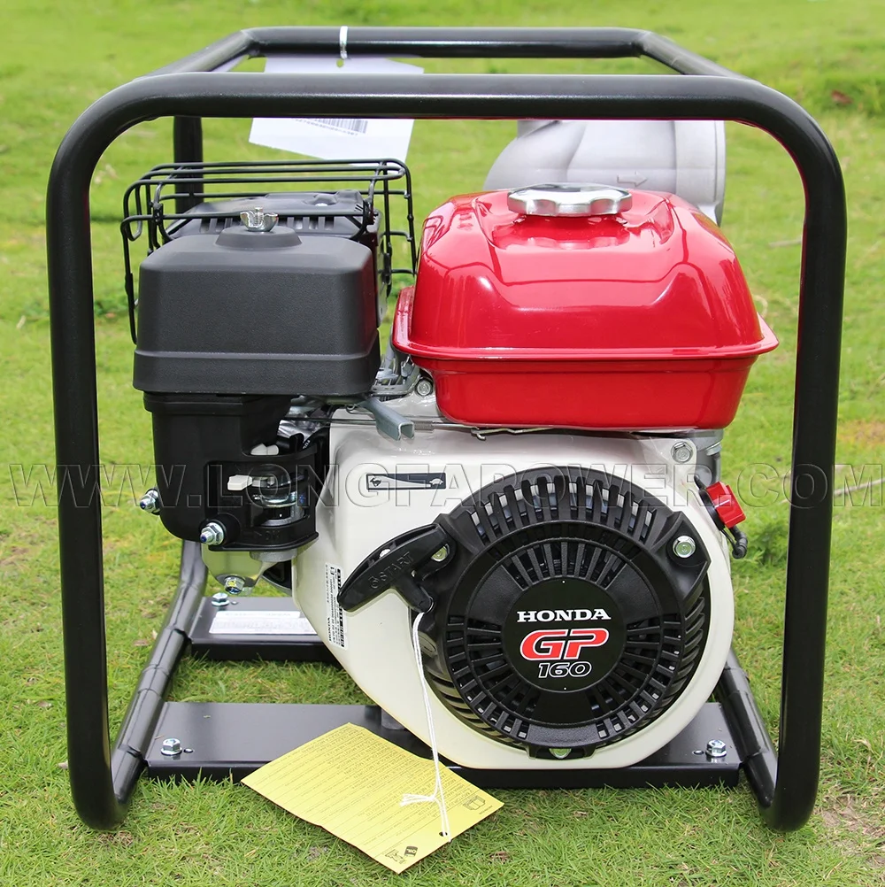 Motobomba 3 Inch 3Inch Portable High Pressure Powered By Honda 160 Gasoline Petrol Engine Water Pumps For Agriculture Irrigation