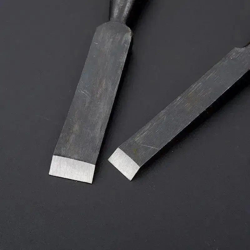 Home DIY Japanese Style Wood Carving Chisel Working Carbon Steel Carpentry Chisel Caving Knife