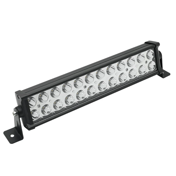 Дешевая двухрядная светодиодная световая балка 72 Вт для автомобиля 24 шт 3030 smd комбинированная светодиодная световая балка