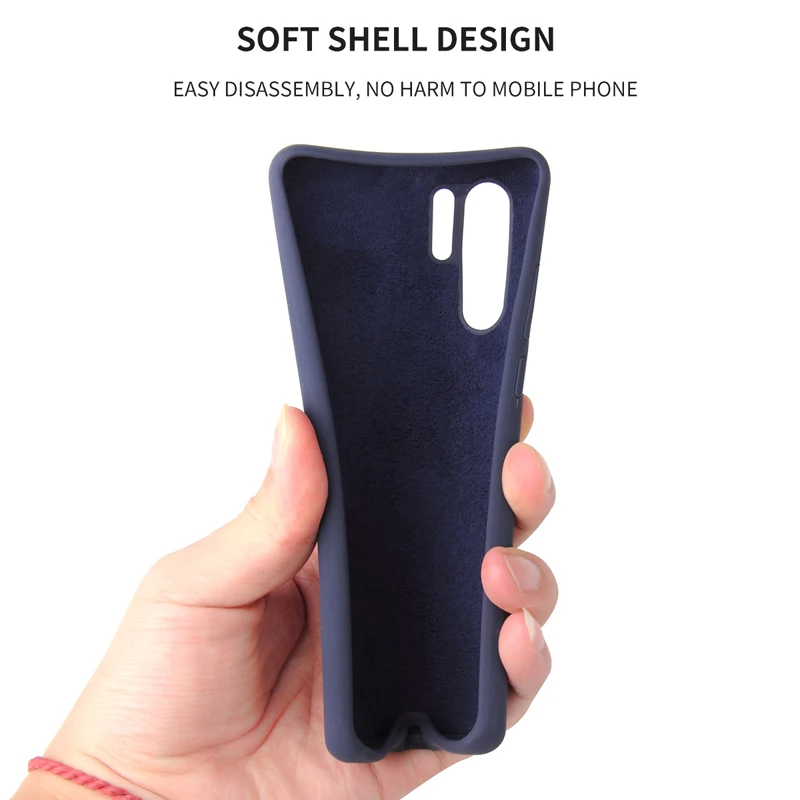Suitable for huawei Mate30Pro liquid silicone mobile phone case p30pro protective case full package soft and ultra-thin