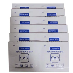 Portable mini Anti Fog Eyeglass Lens Cleaning Wet Wipe,  Disposable Portable Eye Glasses Lens Cleaning Wet Wipes