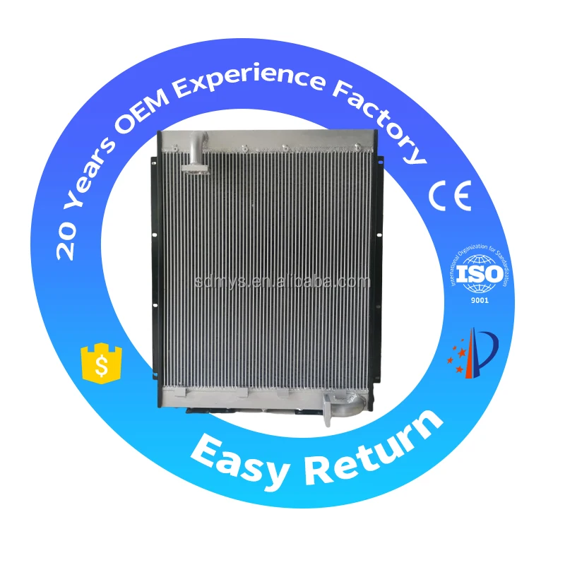 Dae-woo excavator radiator does not rust, has low wind resistance and long life DH55-7B DH60-7B DH80-7B DH150CL