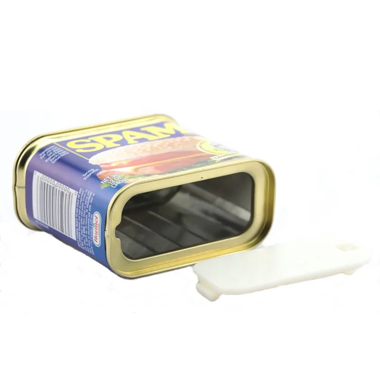 Open top tin cans with easy open lid for food jar packing box