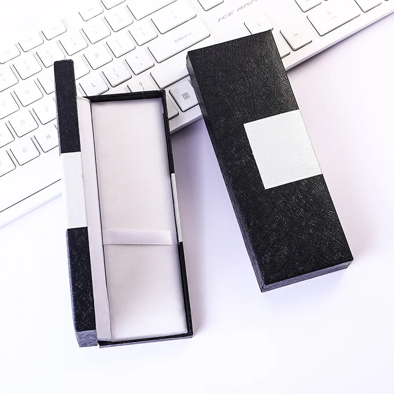 Wholesale Black Cardboard paper gift pen box Hot Sale Luxury Packaging Case With Customized Logo