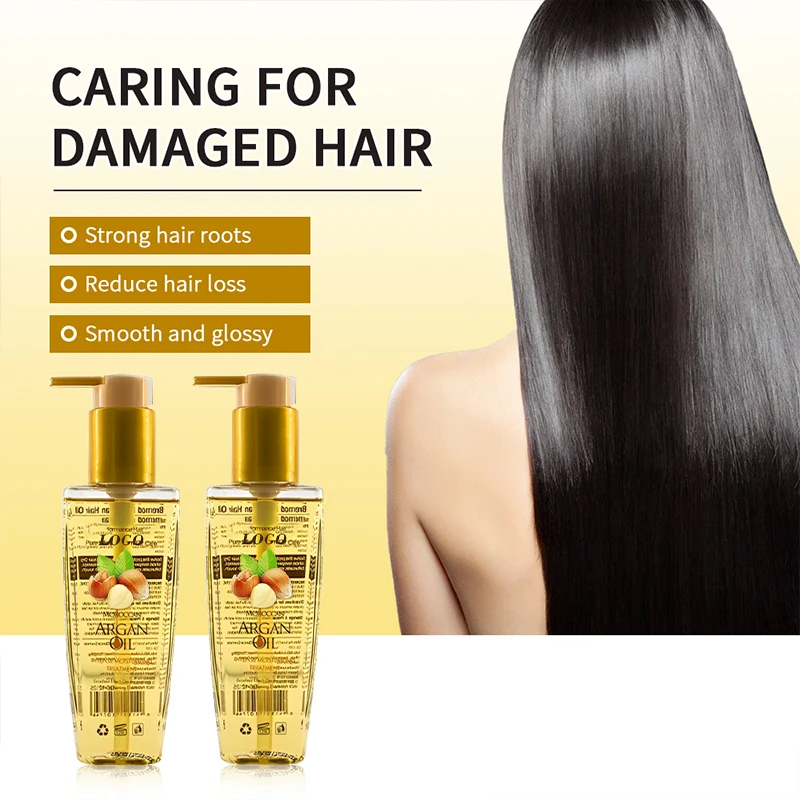Argan oil contains vitamin E to make hair softer and silkier treats split ends and frizzy dry hair argan hair oil