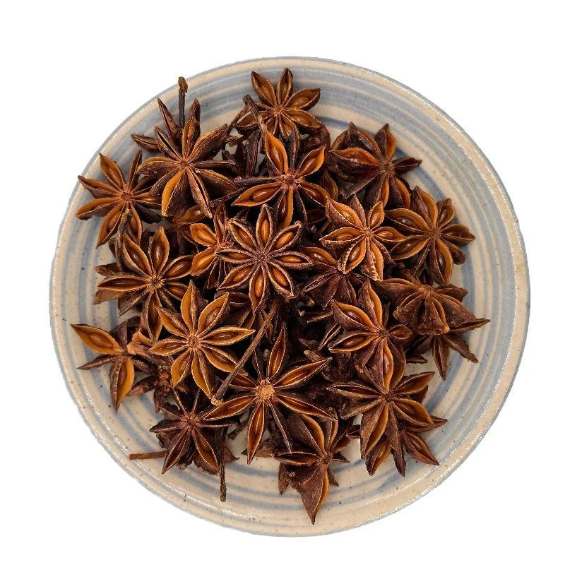 GXWW Wholesale Star High Quality Dried Spice Dried Star Anise Grade Brown Raw Single Herbs and Spices Dried Star Anise