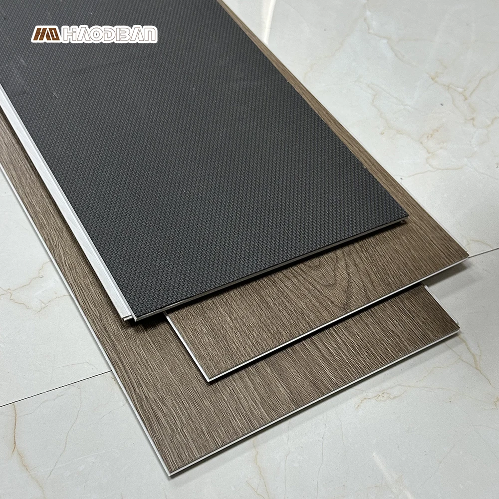 Wood Look SPC Flooring Planks Click Lock PVC 8mm 9mm 12mm Waterproof Vinyl Tiles For Decorate