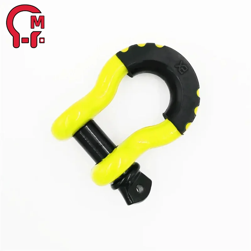 HLM anchor shackle heavy duty forged d ring 4wd towing hitch d ring