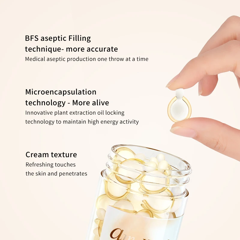 Retinol Ceramide Capsules Line Erasing Night Serum Capsule Face Skin Care Serum Products for All Skin Liquid Whitening Serum