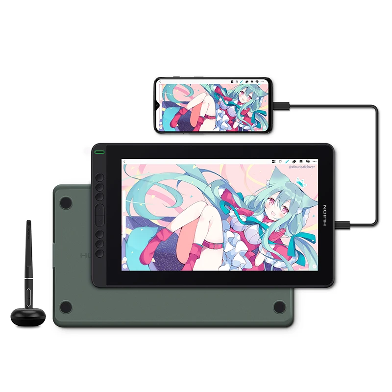 HUION Kamvas 13 LCD drawing tablet pen display digital graphic monitor for animators students teaching