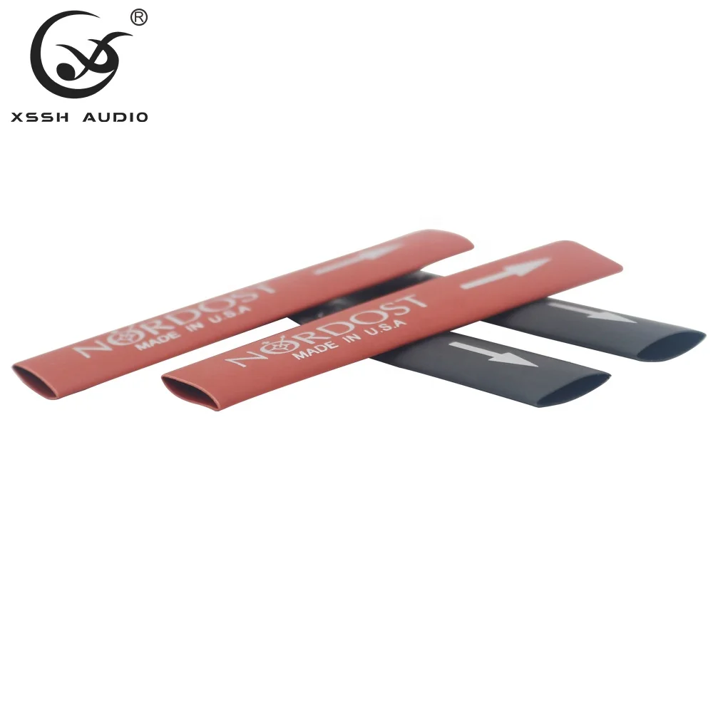 8mm 13mm HIFI pvc heat shrink sleeve wrap tube YIVO XSSH professional Audiophile rubber customized printing pet cable cover