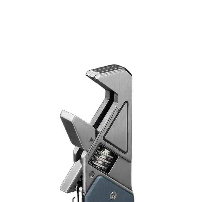 6-in-1 Portable Stainless Steel Multifunctional DIY Multitool Adjustable Torque Wrench Knife Bottle Opener-Foldable Design