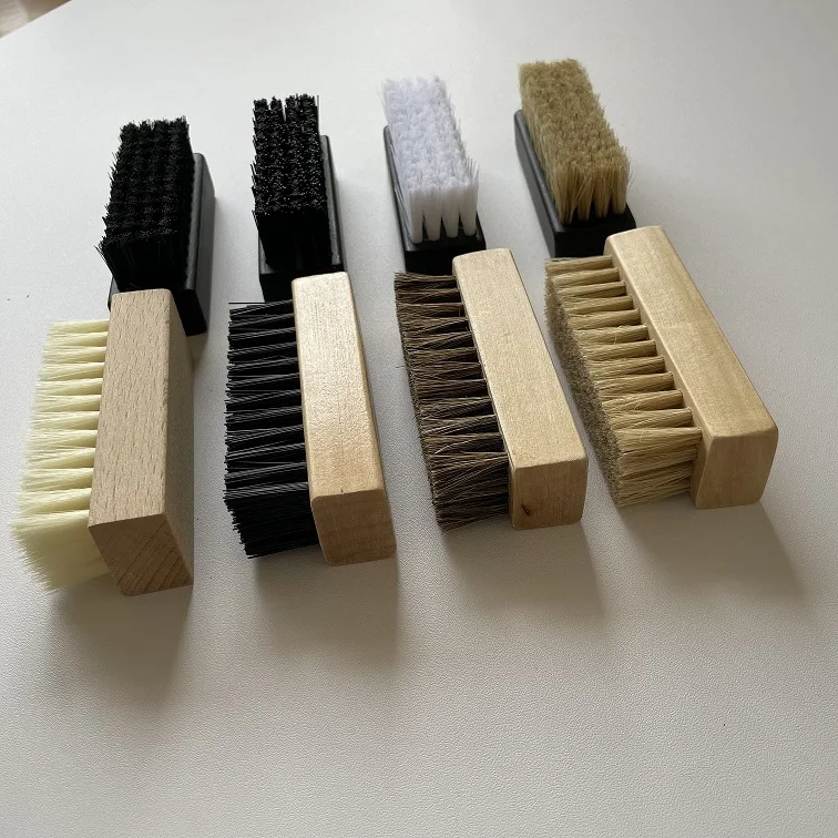 Pig Hair Horse Hair PP Wire Nylon Wire Wave bristle OEM Boot Football Basketball Wooden Sneaker Shoe Cleaning Polishing Brush