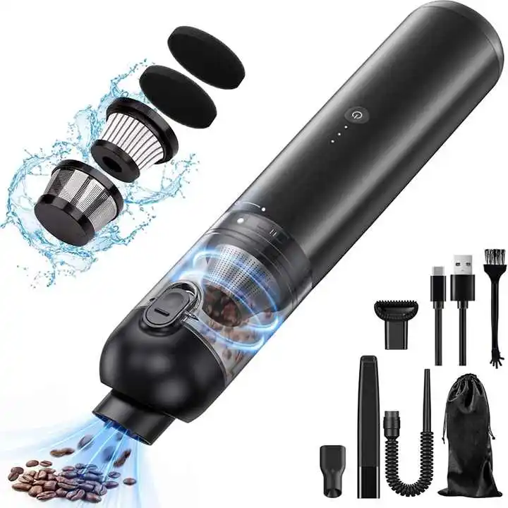 16Kpa Wireless Handheld Vacuum, Portable Mini Hand Vacuum cleaner With Blower For Car, Home, Office