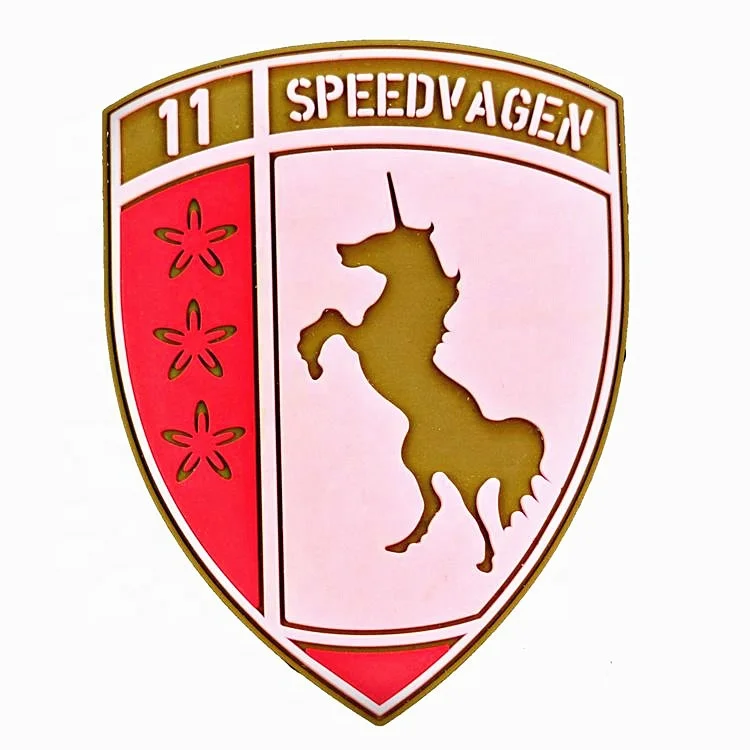 OEM factory pvc rubber patch custom police pvc patches