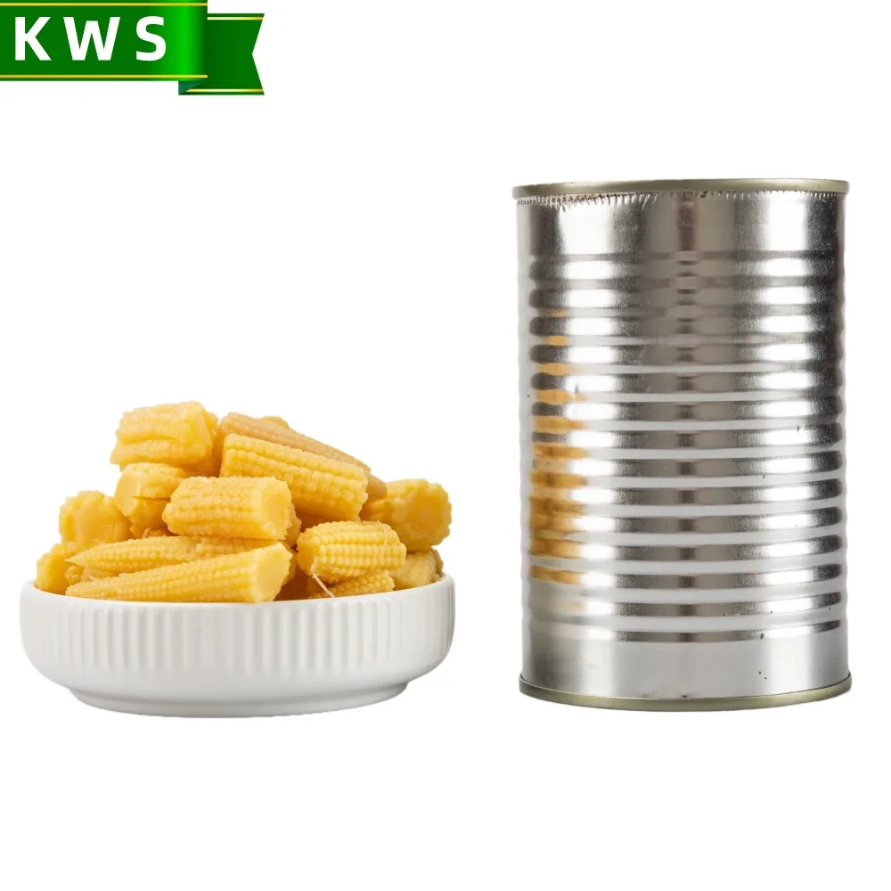 KWS Best price canned baby corn young corn in water