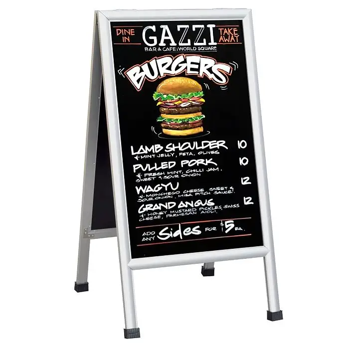 A-образная алюминиевая рамка доска для письма с мелом и