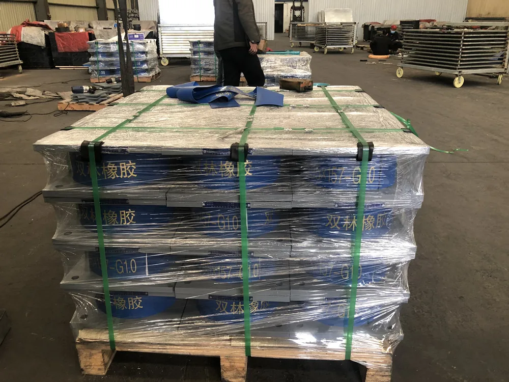 Seismic isolation bridge support rubber elastomeric bearing pad