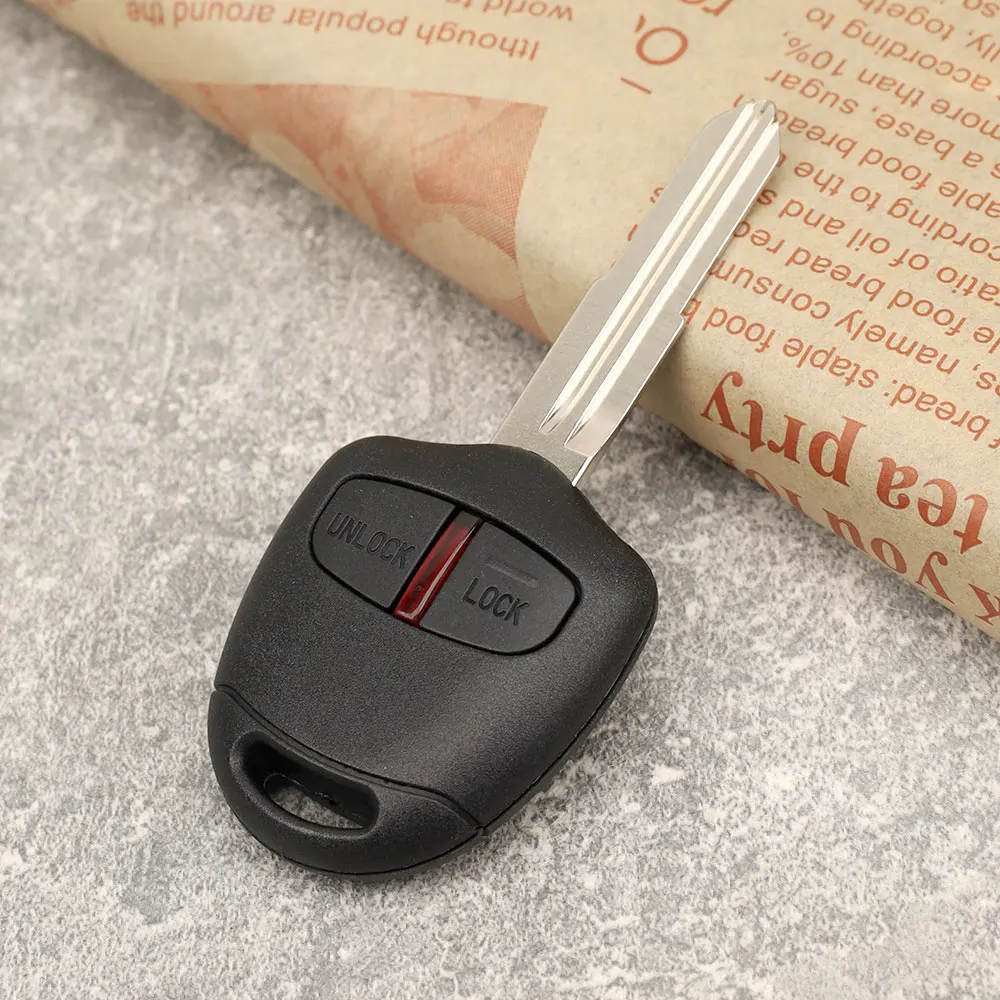 MS 2 Buttons Factory Remote Control Car Key For Mitsubishi 315MHZ ID46 Chip Auto Vehicle Fob With MIT11 Uncut Blank Blade