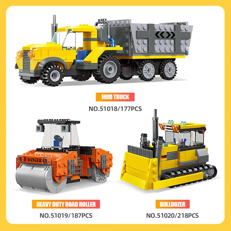 Mini assembly car puzzle toy, building block model, holiday gift for boys, engineering car puzzle toy