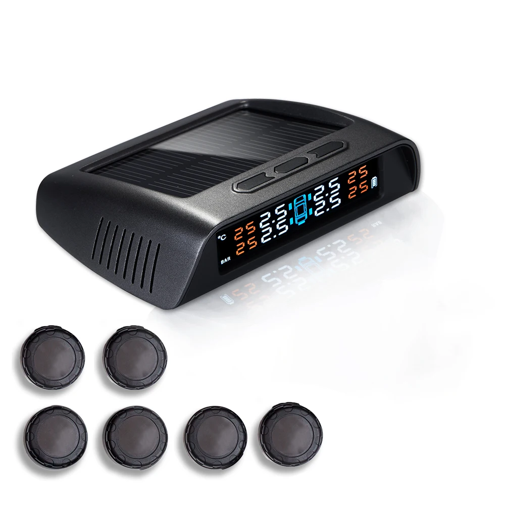  TPMS для легкого грузовика с 6 внешними беспроводными датчиками давления в