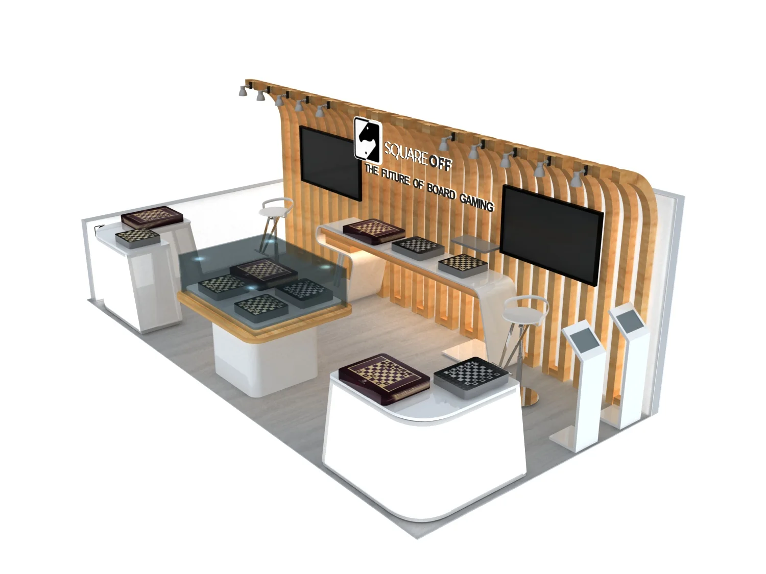 Aluminum Extrusion Portable LED Trade Show Booth backlit exhibition booth
