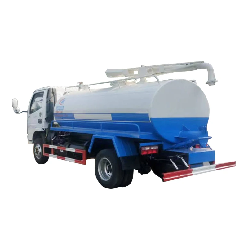5ton 5000liters Vacuum Sewage Cleaning Truck Septic Tank Truck For Sale In South Africa