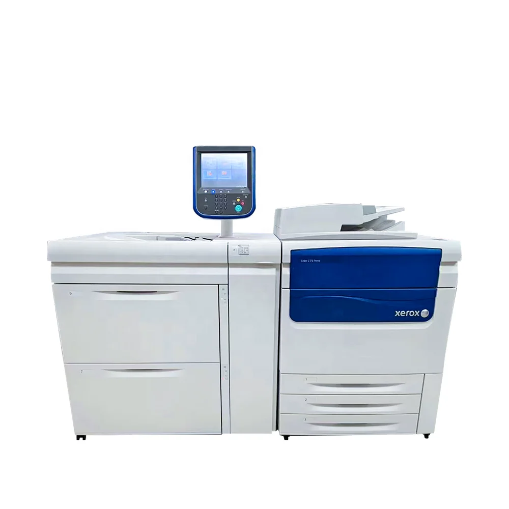 Second Hand X-erox Color J75 Press Laser Production Printer Refurbished Copier C75