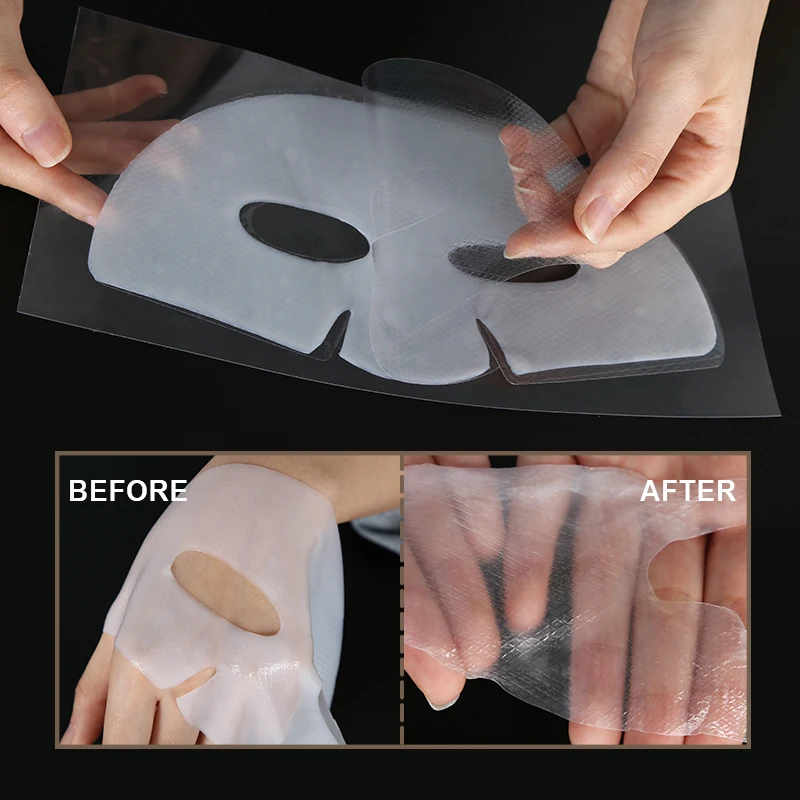 Absorbable Collagen Facial Mask Beauty Whitening Anti Aging Hydrogel Sheet Brightening Mask
