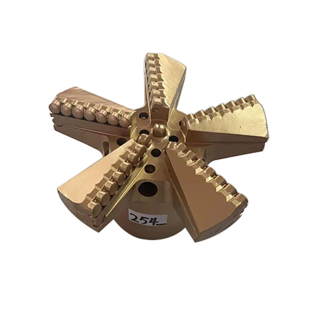 HHWW 250mm pdc drill bit  with 5 Wings PDC scraper drill bit for  medium hard rock Water Well Drilling