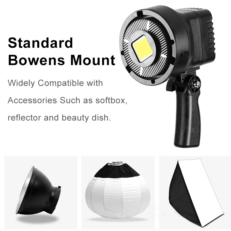 Photography Studio 150W LED Video Light  5600K Daylight  Dimmable fill Light Sun Lamp with 3 Color Filters & Remote control