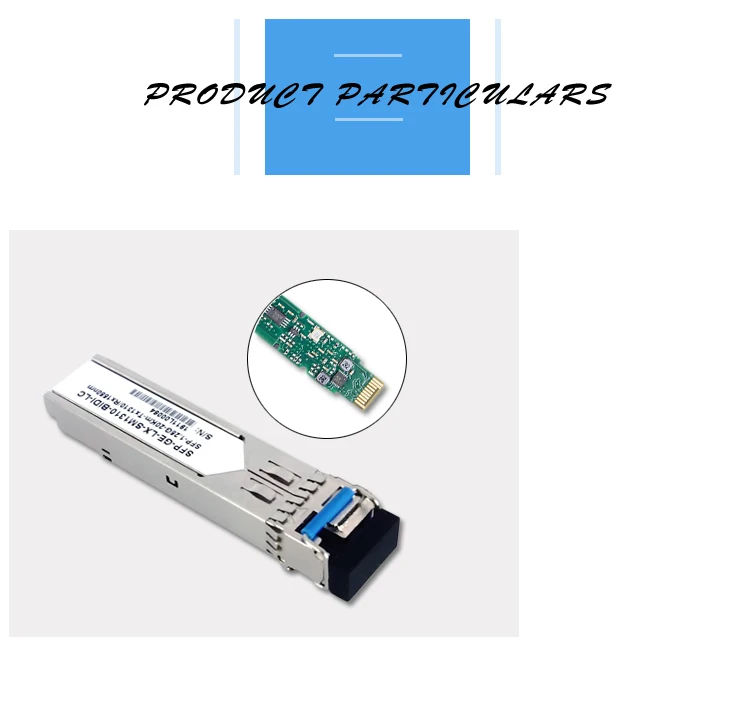 Promotion 1.25GB SFP transceiver module 20KM TX13/RX15nm  SFP-GE-LX-SM1310-BIDI-LC modulos transceptores  fiber optic Equipment